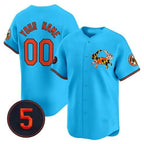 Custom Baltimore Orioles Robinson Patch Vapor Premier Limited Jersey V3 ¨C Blue BFRAILEY