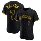 Cleveland Guardians #7 George Valera Player Black BFRAILEY Snake Skin City Limited Elite Home Stitched Jerseys