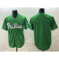 Philadelphia Phillies Blank Green BFRAILEY Limited Stitched Jersey