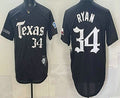 Texas Rangers #34 Nolan Ryan Black BFRAILEY Gothic Mexico 2025 Vapor Premier Limited Jersey