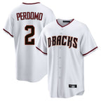 Arizona Diamondbacks #2 Geraldo Perdomo Player White BFRAILEY Home Game Stitched Jerseys