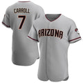 Arizona Diamondbacks #7 Corbin Carroll Player Gray BFRAILEY Road Limited Elite Home Game Stitched Jerseys