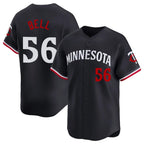 Minnesota Twins #56 Josh Bell Player Navy BFRAILEYHome Limited Stitched Jerseys