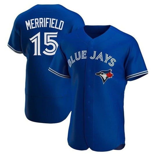 Toronto Blue Jays #15 Whit Merrifield Royal BFRAILEY Flex Base Stitched Jersey