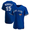 Toronto Blue Jays #15 Whit Merrifield Royal BFRAILEY Flex Base Stitched Jersey