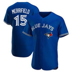 Toronto Blue Jays #15 Whit Merrifield Royal BFRAILEY Flex Base Stitched Jersey
