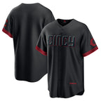 Cincinnati Reds Black BFRAILEY City Connect Replica Jersey