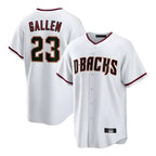 Arizona Diamondbacks #23 Zac Gallen Player White BFRAILEY Home Game Stitched Jerseys