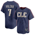 Cleveland Guardians #7 George Valera Player Navy BFRAILEY City Connect Limited Home Stitched Jerseys