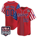 Custom Pittsburgh Pirates America 250 Edition Vapor Premier Limited Red BFRAILEY Stitched Jerseys