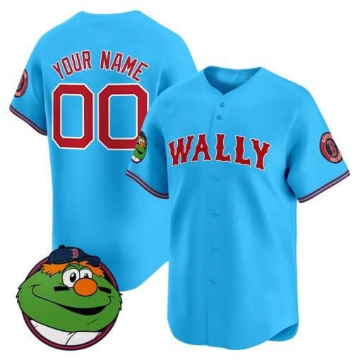 Custom Boston Red Sox Wally Vapor Premier Limited Jersey ¨C Blue BFRAILEY