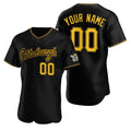 Custom Pittsburgh Pirates Black BFRAILEY Stitched Flex Base Jersey