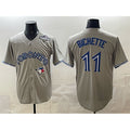 Toronto Blue Jays #11 Bo Bichette Gray BFRAILEY 2025 World Series Home Cool Base Stitched Jersey