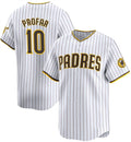 San Diego Padres #10 Jurickson Profar White BFRAILEY 2024 Home Limited Stitched Jersey
