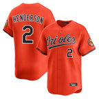 Baltimore Orioles #2 Gunnar Henderson Player Orange BFRAILEY Limited Home Game Stitched Jerseys