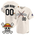 Custom Colorado Rockies x One Piece Cream BFRAILEY Vapor Premier Limited Jersey - Stitched