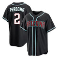 Arizona Diamondbacks #2 Geraldo Perdomo Player Black BFRAILEY Home Game Stitched Jerseys