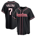 Cleveland Guardians #7 George Valera Player Black BFRAILEY Fashion Out Home Game Stitched Jerseys