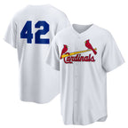 St. Louis Cardinals #42 Jackie Robinson White BFRAILEY Home 2025 Day Replica Jersey