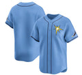 Tampa Bay Rays Blank Light Blue BFRAILEY Alternate Limited Stitched Jersey