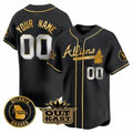 Custom Atlanta Braves Atliens Vapor Premier Limited Jersey ¨C Black BFRAILEY