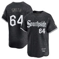 Chicago White Sox #64 Shane Smith Player Black BFRAILEY City Connect Limited Home Stitched Jerseys