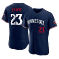 Minnesota Twins #23 Royce Lewis Player Navy BFRAILEYReplica Home Limited Elite Stitched Jerseys