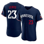 Minnesota Twins #23 Royce Lewis Player Navy BFRAILEYReplica Home Limited Elite Stitched Jerseys