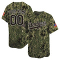 Custom Los Angeles Dodgers USMC Alternate Vapor Premier Limited Jersey ¨C All Stitched-Woodland BFRAILEY