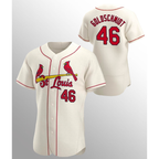 St. Louis Cardinals #46 Paul Goldschmidt Cream BFRAILEY Flex Base Stitched Jersey