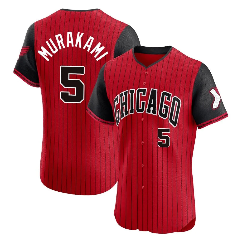 Chicago White Sox #5 Munetaka Murakami Player Red BFRAILEY City Connect Limited Elite Home Stitched Jerseys