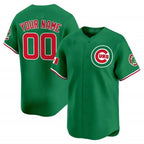 Custom Chicago Cubs Mexico Vapor Premier Limited Jersey V3 ¨C Green BFRAILEY