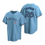 Toronto Blue Jays #26 Matt Chapman Light Blue BFRAILEY Cool Base Stitched Jersey