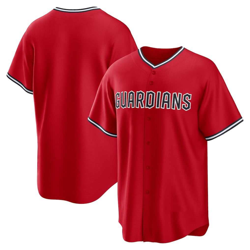 Cleveland Guardians Red BFRAILEY Alternate 2 Replica Jersey