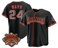 San Francisco Giants #24 Willie Mays Black BFRAILEY 2026 Alternate Stadium Stitched Jersey