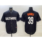 Baltimore Orioles #39 Corbin Burnes Black BFRAILEY 2023 City Connect Cool Base Stitched Jersey