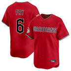 Cleveland Guardians #6 David Fry Player Red BFRAILEY Limited Home Stitched Jerseys