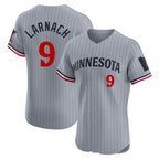 Minnesota Twins #9 Trevor Larnach Player Gray BFRAILEYHome Limited Elite Stitched Jerseys