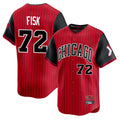 Chicago White Sox #72 Carlton Fisk Player Red BFRAILEY City Connect Limited Home Stitched Jerseys