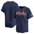 Atlanta Braves Blank Navy BFRAILEY 2025 Speedway Classic Alternate Limited Stitched Jersey