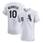 Chicago White Sox #10 Chase Meidroth Player White BFRAILEY Stripe Limited Elite Home Stitched Jerseys