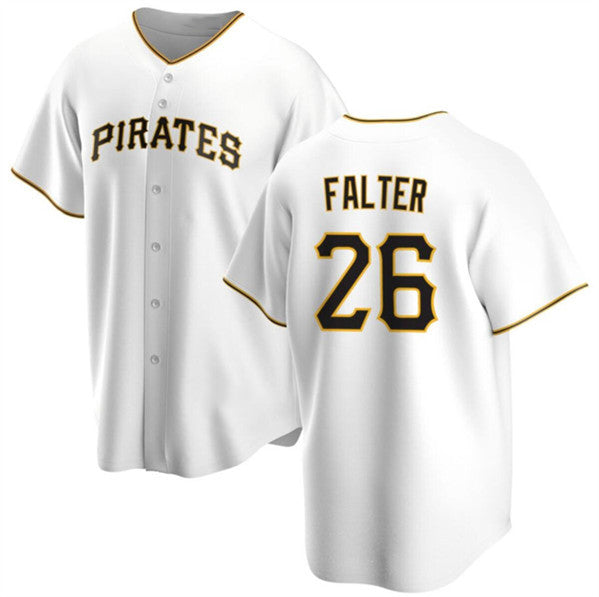 Pittsburgh Pirates #26 Bailey Falter White BFRAILEY Cool Base Stitched Jersey