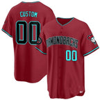 Custom Arizona Diamondbacks 2024 Cool Base Jersey ¨C All Stitched-Red BFRAILEY
