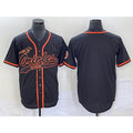 Baltimore Orioles Black BFRAILEY Cool Base Stitched Jersey