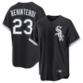Chicago White Sox #23 Andrew Benintendi Player Black BFRAILEY Home Game Stitched Jerseys