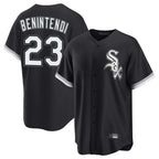 Chicago White Sox #23 Andrew Benintendi Player Black BFRAILEY Home Game Stitched Jerseys
