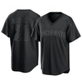Cincinnati Reds #21 Hunter Greene Player Black BFRAILEY T-shirt Game Home Stitched Jerseys