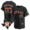 Custom Houston Astros Mexico Texas Patch Vapor Premier Limited Jersey ¨C All Stitched BFRAILEY