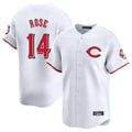 Cincinnati Reds #14 Pete Rose Player White BFRAILEY Limited Home Stitched Jerseys
