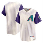 Arizona Diamondbacks Ivory Throwback Cooperstown BFRAILEY Limited Home Blank Player Stitched Jerseys